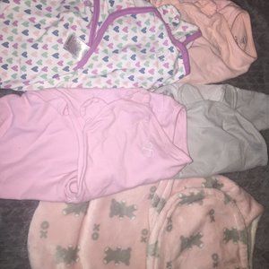 Babygirl Swaddles (BUNDLE OF 5)